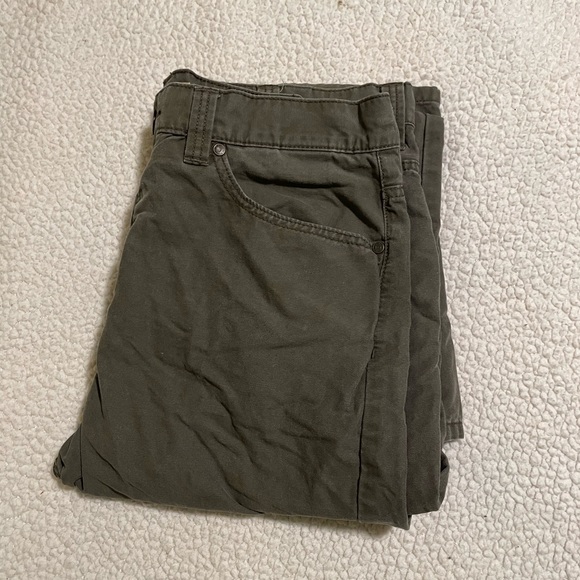 forrest green straight leg pants - Picture 3 of 7